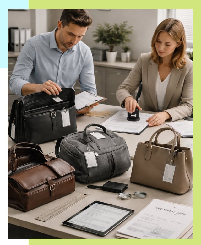 Сертификация сумок в Донецке от 8211 руб. | Алешин-Днк