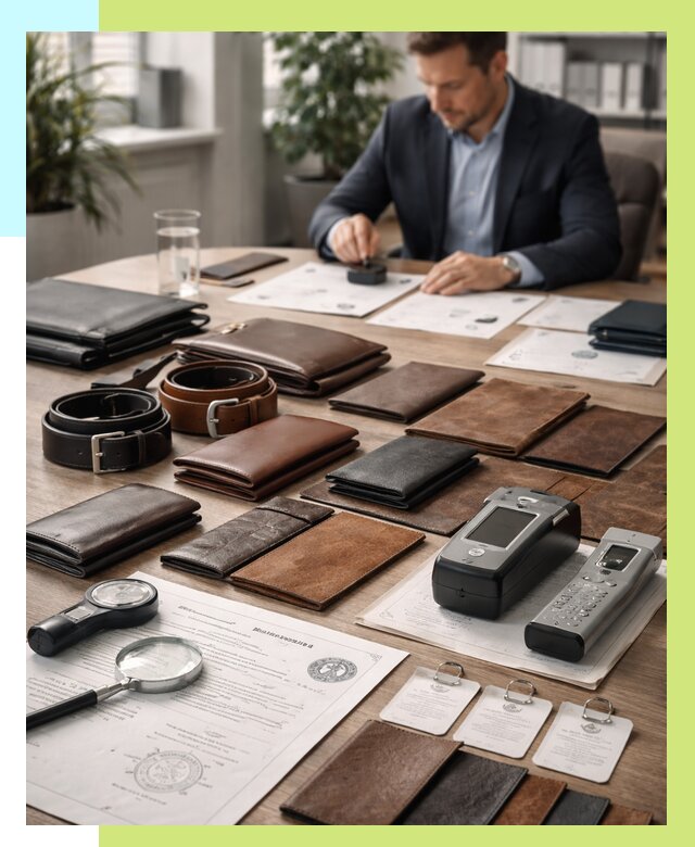 Сертификация кожаных изделий в Донецке от 13138 р. | Алешин-Днк