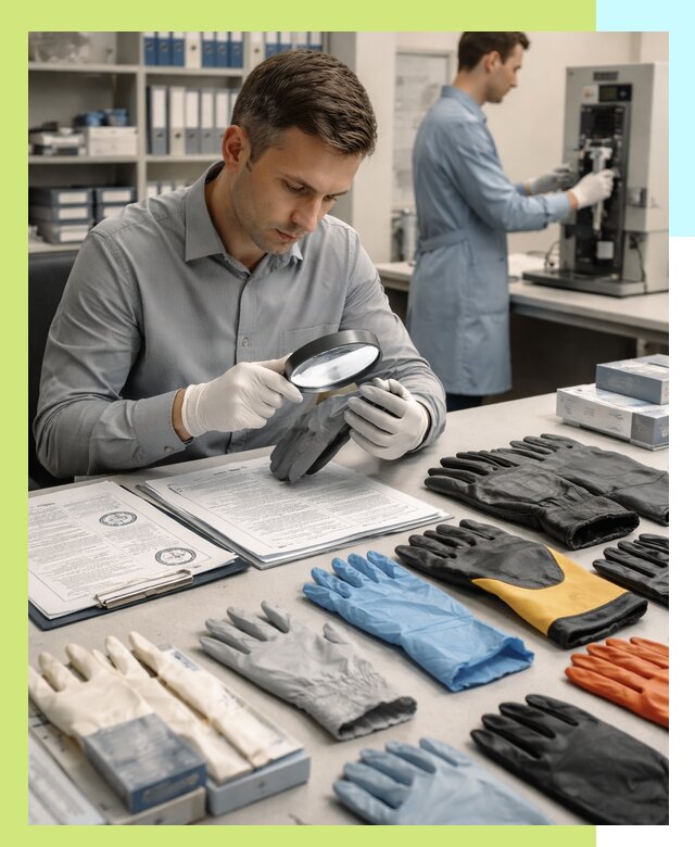 Сертификация перчаток и средств защиты продукции в Донецке