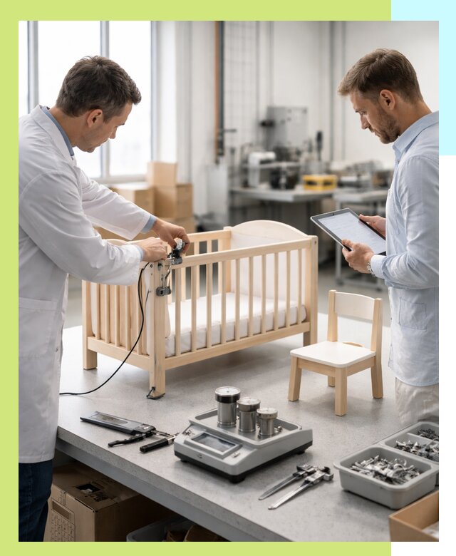 Сертификация детской мебели и проверка безопасности в Донецке