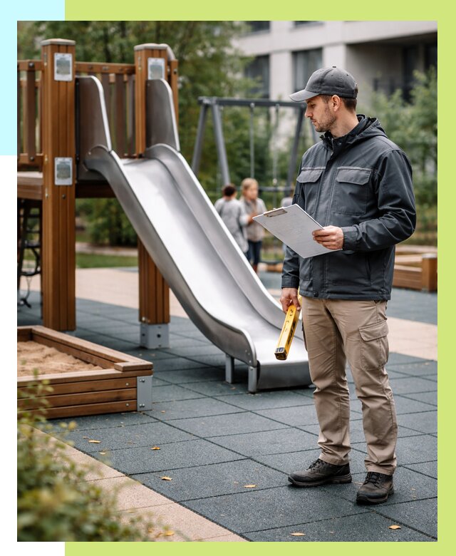 Сертификация детских площадок в Донецке от 27370 р. | Алешин-Днк