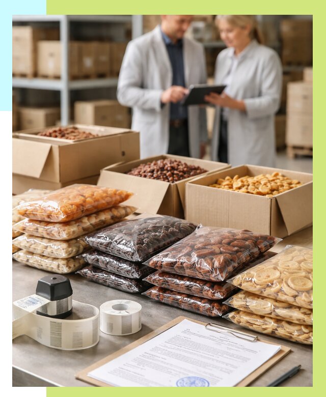 Сертификация сухофруктов в Донецке от 13138 р. | Алешин-Днк под ключ