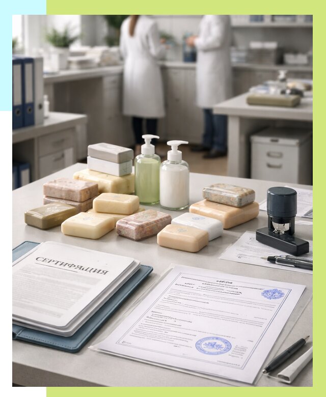 Сертификация мыла и сертификат на мыло в Донецке от 13138 | Алешин-Днк