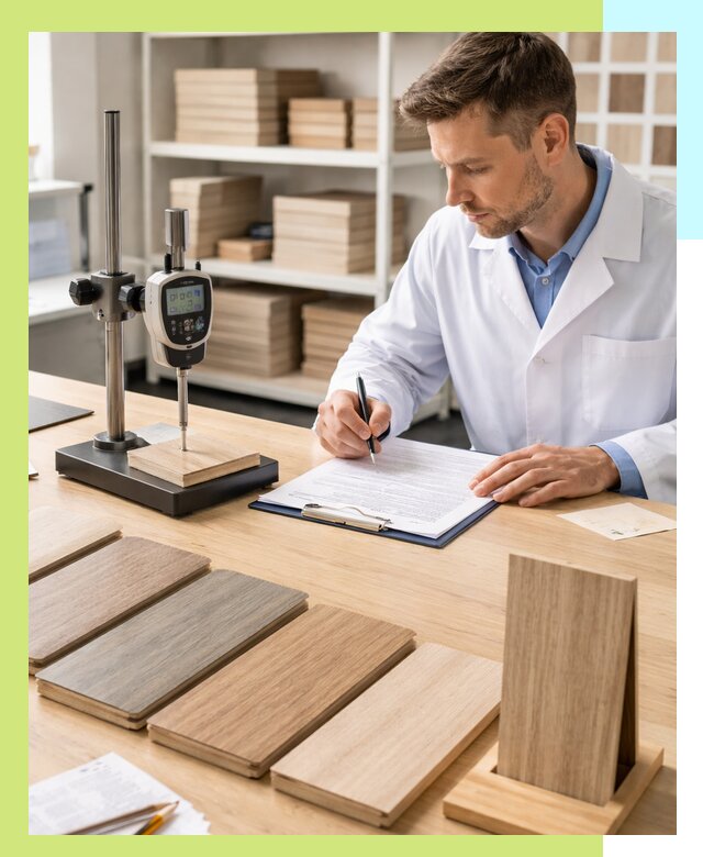 Сертификация ламината с испытаниями и оформлением документов в Донецке