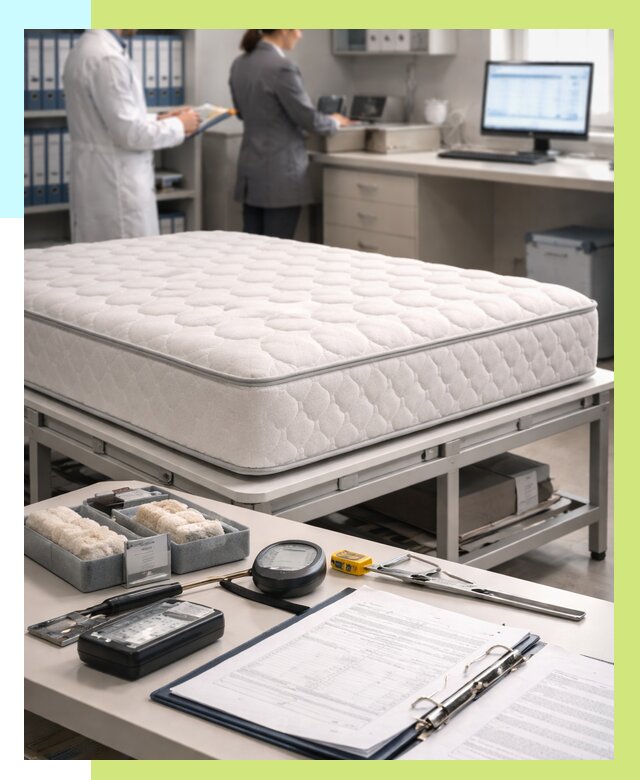 Сертификация матрасов в Донецке от 9306 р. | Алешин-Днк