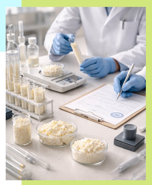 Сертификация творога в Донецке от 13138 р. под ключ | Алешин-Днк
