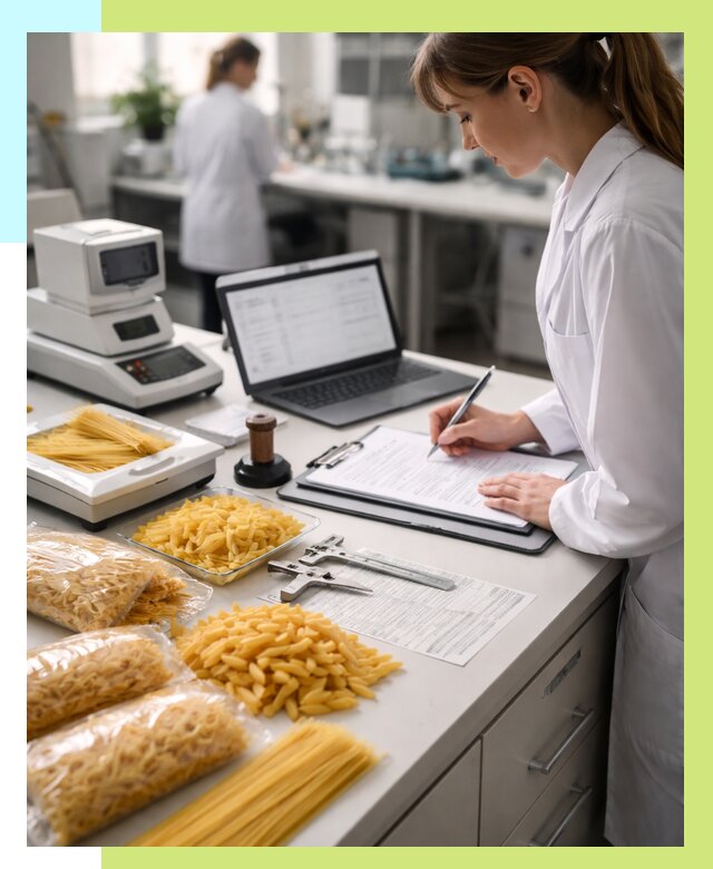 Сертификация макаронных изделий в Донецке от 16422 р. | Алешин-Днк