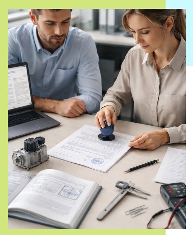 Выдача паспорта изделия и техническая экспертиза продукции в Донецке