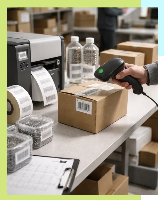 Штрихкодирование продукции и маркировка для продажи в Донецке
