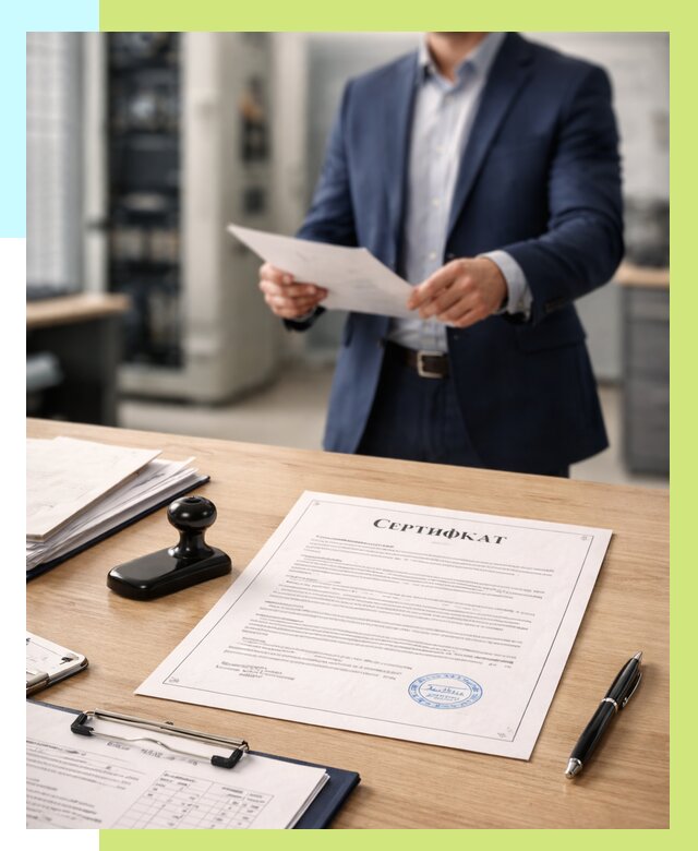 Сертификат на оборудование в Донецке от 16422 р. | Алешин-Днк