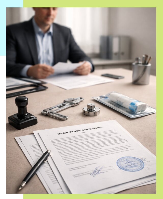 Экспертное заключение на продукцию в Донецке от 9306 р. | Алешин-Днк