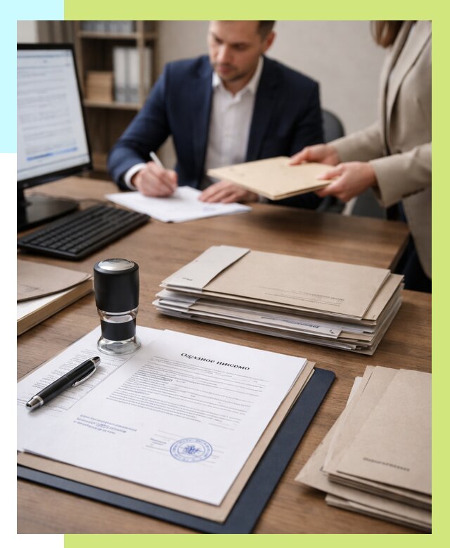 Отказное письмо для таможни в Донецке от 3284 р, Алешин-Днк