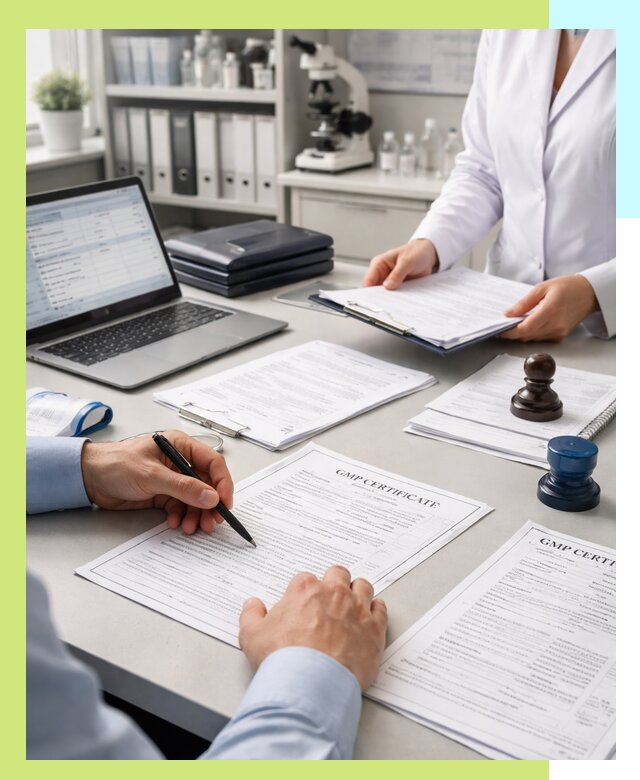 Оформление сертификата GMP в Донецке для фармпроизводства