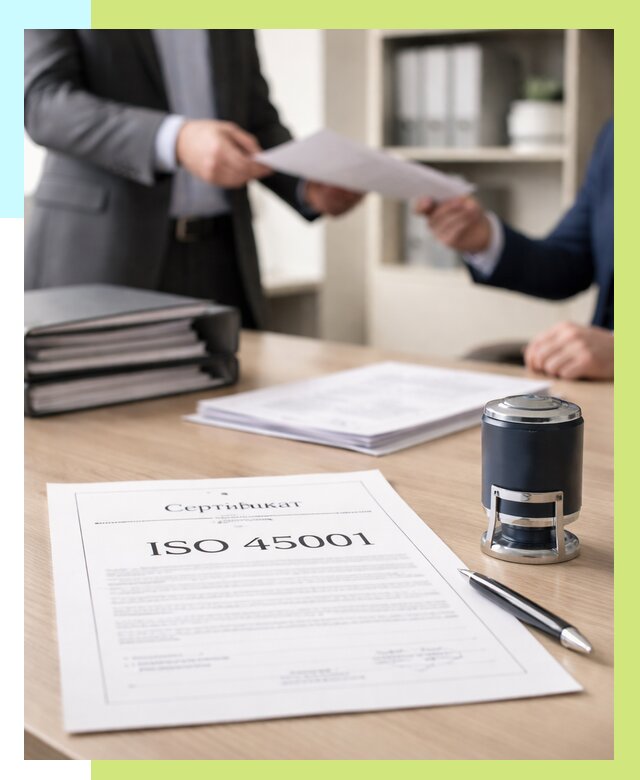Сертификат ISO 45001 в Донецке под ключ от 49266 р. | Алешин-Днк