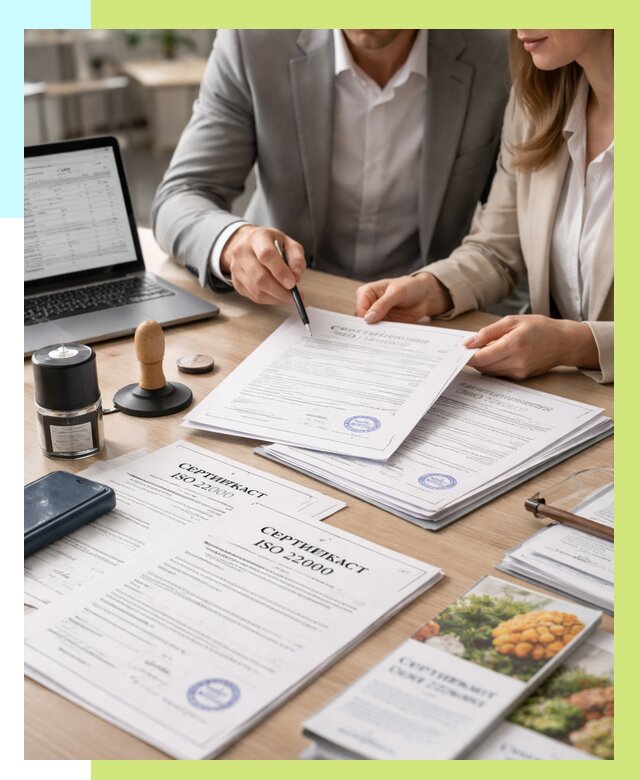 Сертификат ISO 22000 в Донецке от 43792 р. под ключ | Алешин-Днк