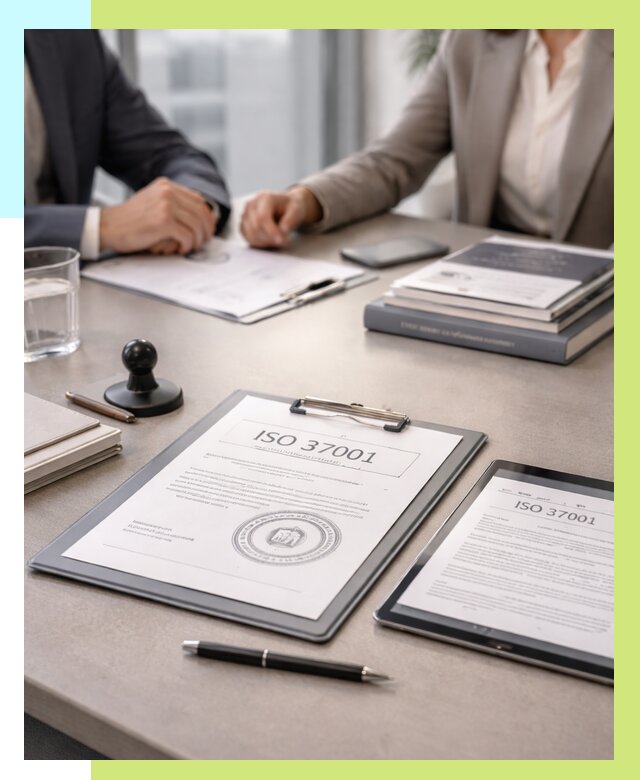 Сертификат ISO 37001 в Донецке оформить от 131376 р. Алешин-Днк