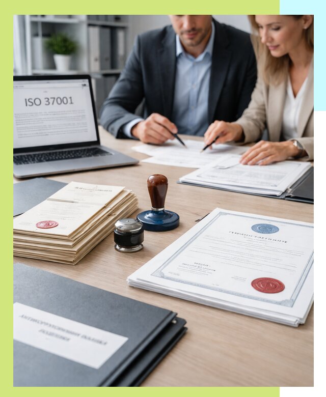 Получение сертификата ISO 37001 по системе борьбы с коррупцией в Донецке