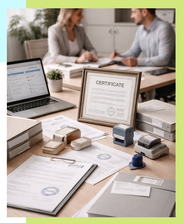 Сертификация компании в Донецке от 49266 р. | Алешин-Днк — заказ